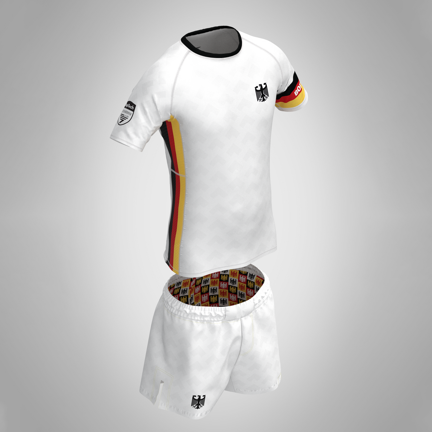 MMA-Shorts "GJJ" - Weiß