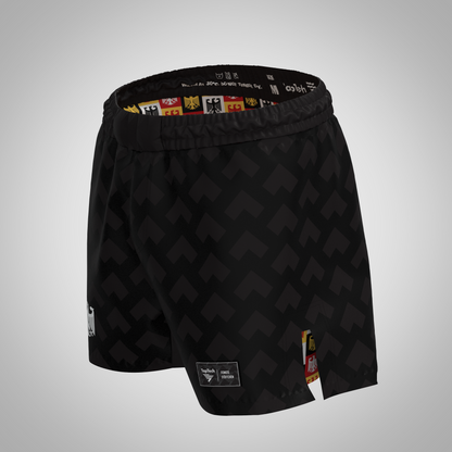 MMA-Shorts "GJJ" - Schwarz